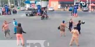 Caos en las calles de Managua
