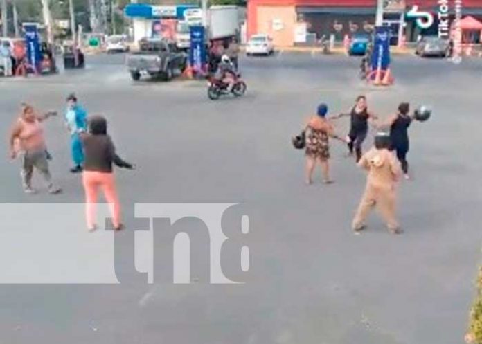 Caos en las calles de Managua