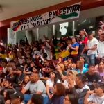 Universitarios venezolanos se unen a protestas contra genocidio israelí Foto: Universitarios alzan la voz en Venezuela /cortesía