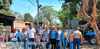 Avance del proyecto Calles para el Pueblo en barrio Laureles Sur de Managua