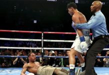 García derriba 3 veces a Haney y lo vence, pero sin títulos García contundente vs Haney