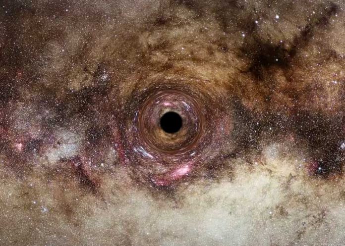 Descubren un agujero negro atípico en la Vía Láctea