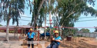 Bomberos Nicaragua realizan ejercicio demostrativo