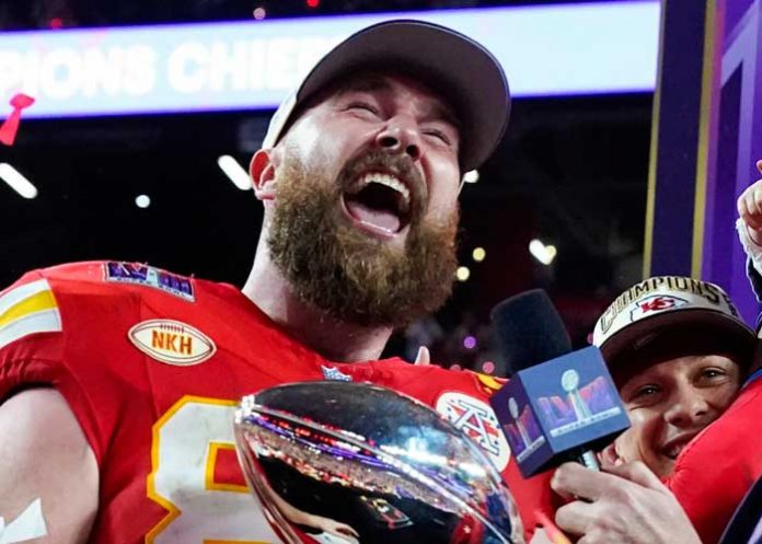 travis, kelce, kansas, city, chiefs,