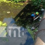 Vivo de verdadero milagro: Se lanzó desde un puente en Chinandega Foto: Hombre se lanza de un puente en Chinandega / TN8