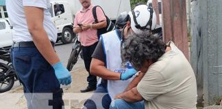 Foto: Choque de moto con furgón en Carretera Norte / TN8