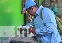Foto: Abatización en barrios de Managua / TN8