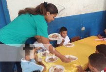 Merienda escolar, en su segunda tanda 2024, ya presente en colegios de Nandaime Foto: Merienda escolar en Nandaime / TN8