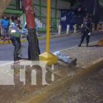 Foto: Muerte de motorizado en una calle de Matagalpa / TN8