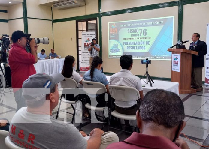 mr-encus-1 Foto: Presentación en Nicaragua de Encuesta M/R Consultores / TN8