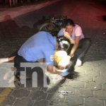 Otro choque y dos motociclistas terminan en una sala de hospital en Jalapa Foto: Accidente de tránsito en Jalapa / TN8