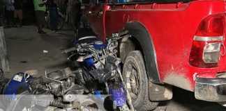 Foto: Fuerte accidente de tránsito en el sector de Teotecacinte, Jalapa / TN8