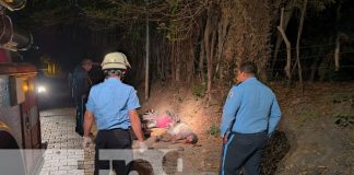 Foto: Guardia fallece al perder el control de su moto en Rivas / TN8