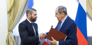 Foto: Encuentro de Lavrov y Laureano Ortega, asesor presidencial de Nicaragua, desde Rusia