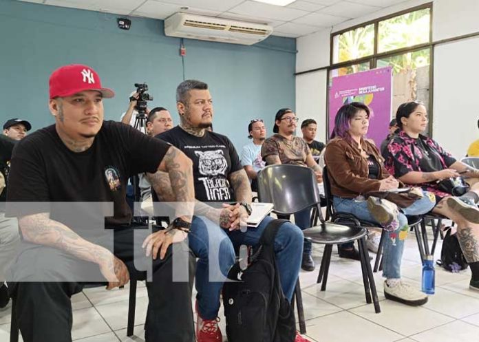 Foto: Capacitación a tatuadores de Nicaragua / TN8