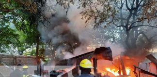 Foto: Incendio en Ciudad Belén, Managua / TN8