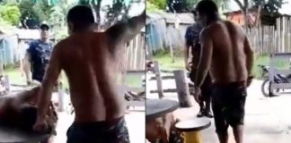 Padre propinó un severo castigo a su hijo
