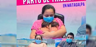 Foto: Un verdadero milagro de luz y vida al nacer trillizos en Matagalpa