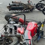 Dos ciudadanos resultaron con lesiones tras accidente en Juigalpa, Chontales Foto: Dos ciudadanos resultaron con lesiones tras accidente en Juigalpa, Chontales /TN8