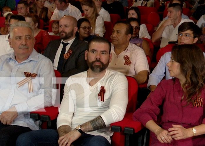 Foto: Nicaragua celebra 79 años de la victoria sobre el fascismo junto a la Embajada de Rusia/TN8