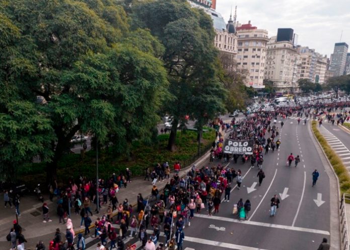 1 Foto: Manifestaciones en Argentina /cortesía