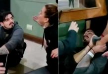 Vecinos intentan linchar a hombre que lanzó a perrito de un edificio de 12 pisos Foto: Vecinos intentan linchar a hombre que lanzó a perrito del piso 12 / Cortesía