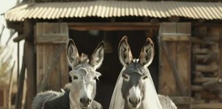 Casan a dos burros para que no desaparezcan