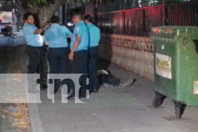 Foto: Encuentran cadáver sin identificación en andén de Montoya, Managua/TN8