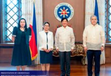 Nicaragua presenta cartas credenciales al Presidente de Filipinas Foto: Nicaragua presenta cartas credenciales al Presidente de Filipinas / Cortesìa