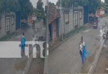 Con la agilidad de un gato, ladrón hace de las suyas a la luz del día en Chinandega