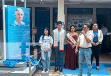 Foto: Homenaje a Josefa Toledo de Aguerrí en el 47 aniversario del Centro Tecnológico en Juigalpa/TN8