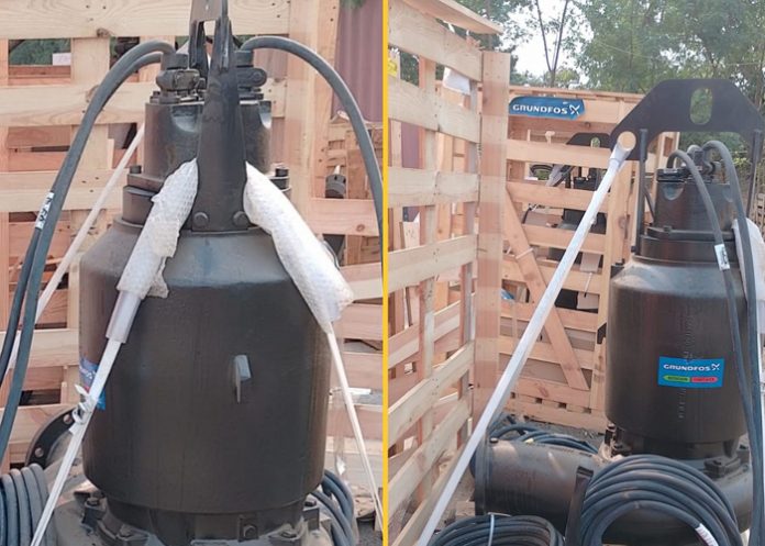 1 Implementan bombas para el funcionamiento de la planta de aguas residuales en Chinandega