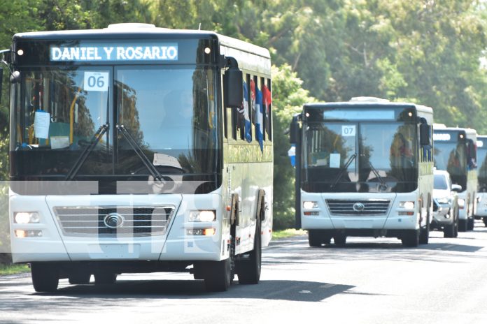 Foto: 250 unidades de buses se incorporan al transporte urbano colectivo de Managua /TN8