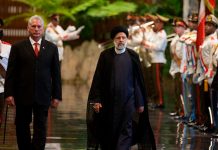 Foto: Cuba rinde homenaje a Ebrahim Raisi /cortesía