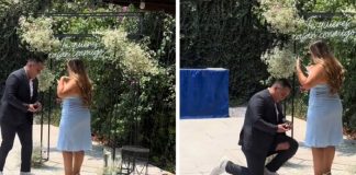 En plena propuesta de matrimonio se le "rajó" el pantalón
