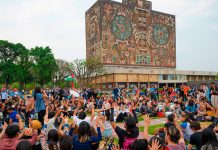 Foto: Estudiantes de México unidos por Palestina /cortesía