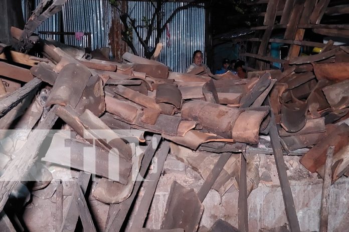 Ocho viviendas afectadas tras fuertes vientos y lluvias que azotaron Somoto