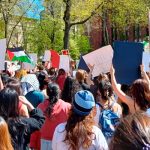 Universidades de Alemania claman por libertad en Gaza Foto: Protestas en Alemania /cortesía