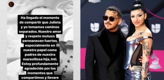 Christian Nodal y Cazzu anuncian su separación