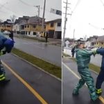 Motociclista le dio «sopa de muñeca» a agente de tránsito porque lo multó Golpea a agente de tránsito porque lo multó