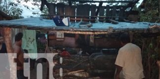 Foto: Incendio consume una vivienda en el municipio de La Dalia, Matagalpa/TN8