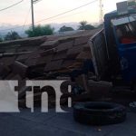 Foto: Un lesionado grave tras el brutal impacto de un vehículo en Juigalpa / TN8