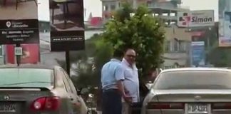Conductores se dan puñetazos y patadas Honduras