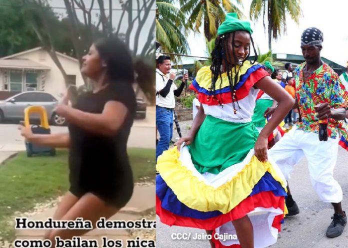 2 Hondureña que se burla del baile  Palo de Mayo