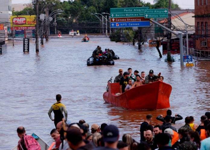 Foto: Brasil bajo el agua /cortesía