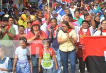 Familias contentas por la inauguración de una nueva calle en el mercado de Masaya Foto: Familias contentas por la inauguración de una nueva calle en el mercado de Masaya/TN8