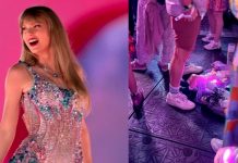 Bebé en el suelo genera indignación en redes tras concierto de Taylor Swift Foto: Polémica en consiento de Taylor Swift /cortesía