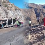 13 personas mueren en Perú, el autobús cayó a un abismo con más de 40 pasajeros 13 personas mueren en caída de autobús en Perú