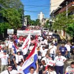 Protestas en Paraguay exigen respeto sindical y fin a la precariedad laboral Foto: Protestas intensas en Paraguay /cortesía