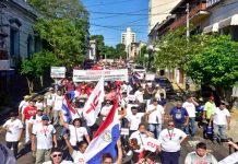 Foto: Protestas intensas en Paraguay /cortesía